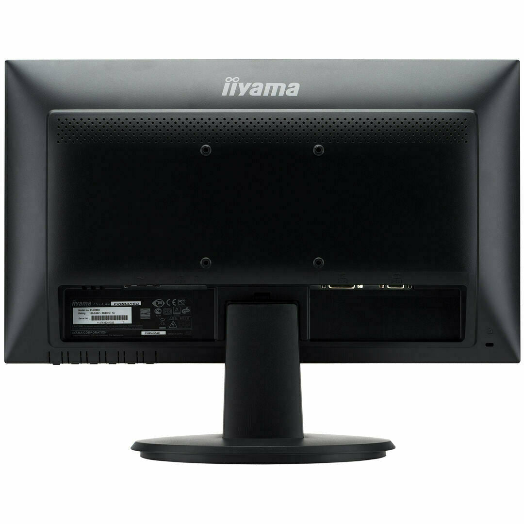 Black iiyama ProLite E2083HSD-B1 20" LED-backlit Monitor