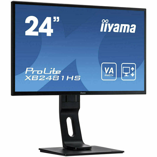 Steel Blue iiyama ProLite XB2481HS-B1 24" LED Monitor