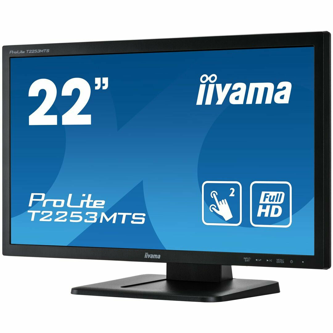 Dark Cyan iiyama ProLite T2253MTS-B1 21.5" Optical Touch Screen Display