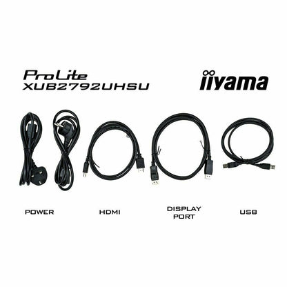 White Smoke iiyama ProLite XUB2792UHSU-B1 27" IPS 4K Monitor