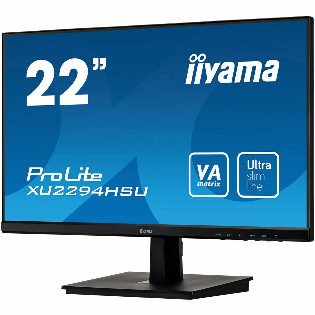 Dark Cyan iiyama ProLite XU2294HSU-B1 22" LCD HD Monitor