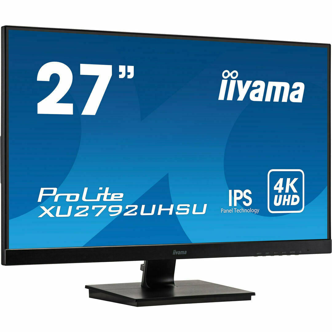 Dark Cyan iiyama ProLite XU2792UHSU-B1 27" IPS 4K Monitor