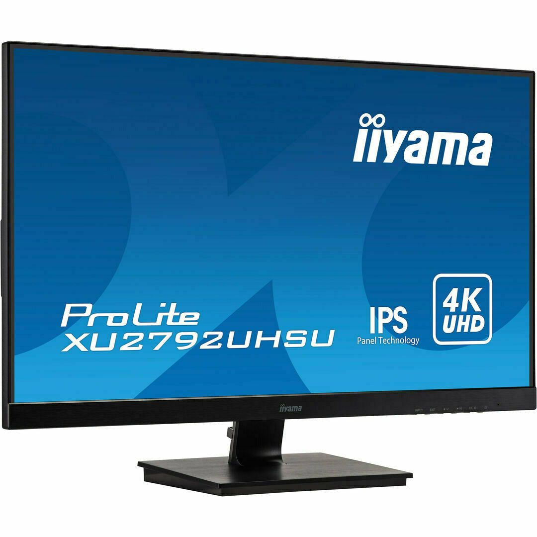 Dark Cyan iiyama ProLite XU2792UHSU-B1 27" IPS 4K Monitor