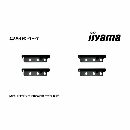 Black iiyama ProLite OMK4-4 Mounting Bracket Kit