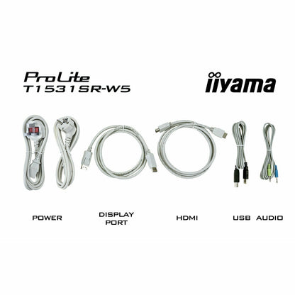 Light Gray iiyama ProLite T1531SR-W5 15" Touch Screen Display