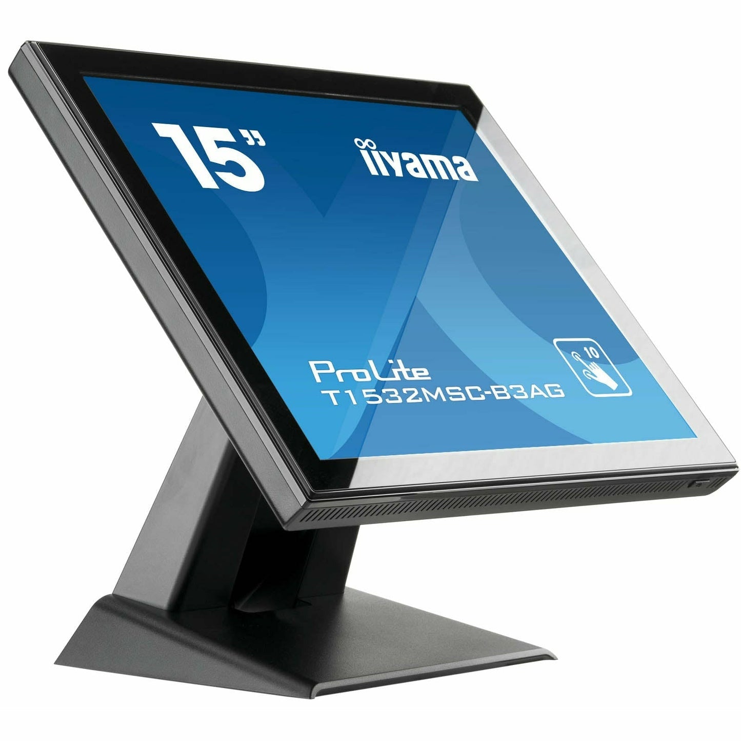 Steel Blue iiyama ProLite T1532MSC-B5X 15" Professional Capacitive Touch Screen Display