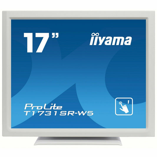 Light Gray iiyama ProLite T1731SR-W5 17" Touch Screen White Display