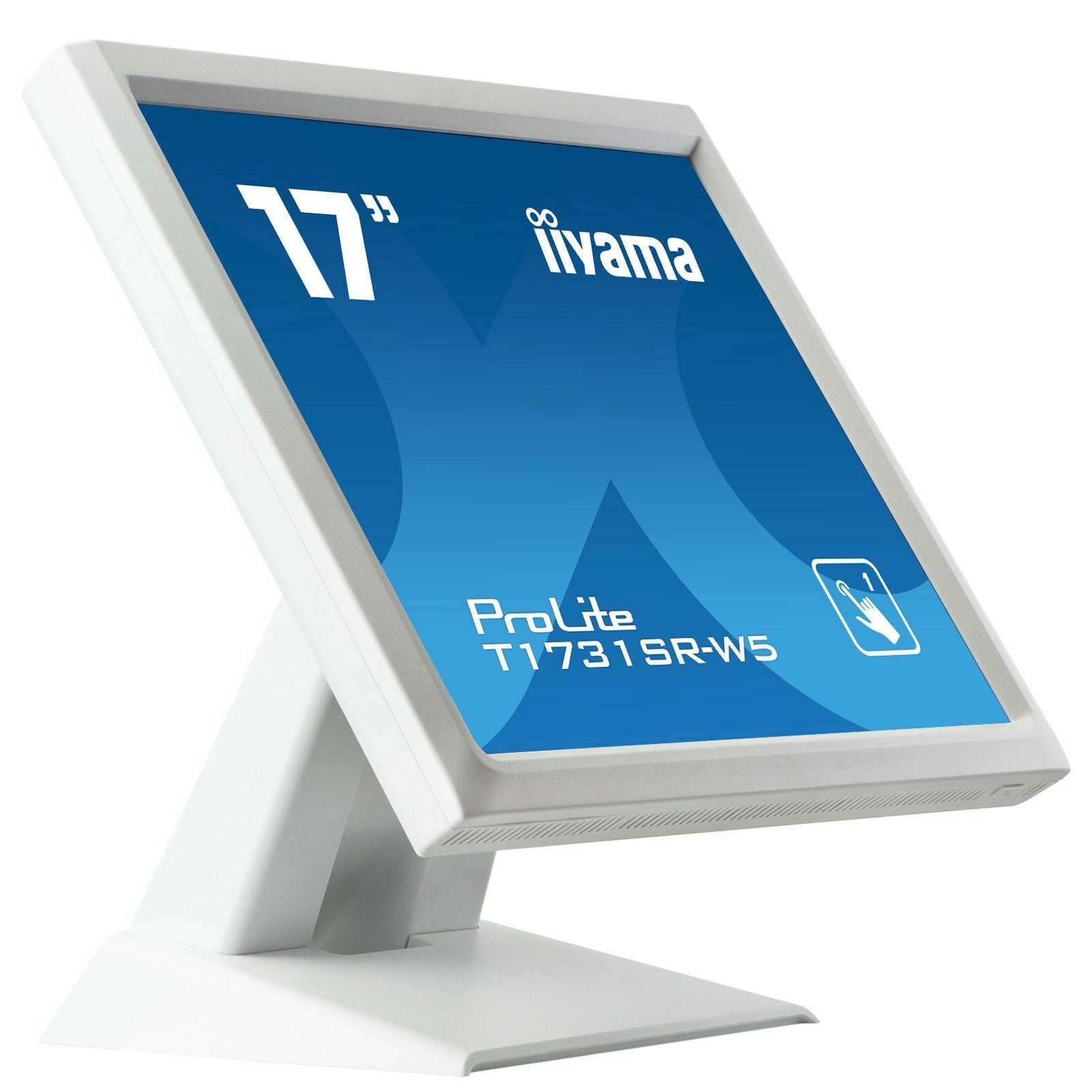 Dark Cyan iiyama ProLite T1731SR-W5 17" Touch Screen White Display
