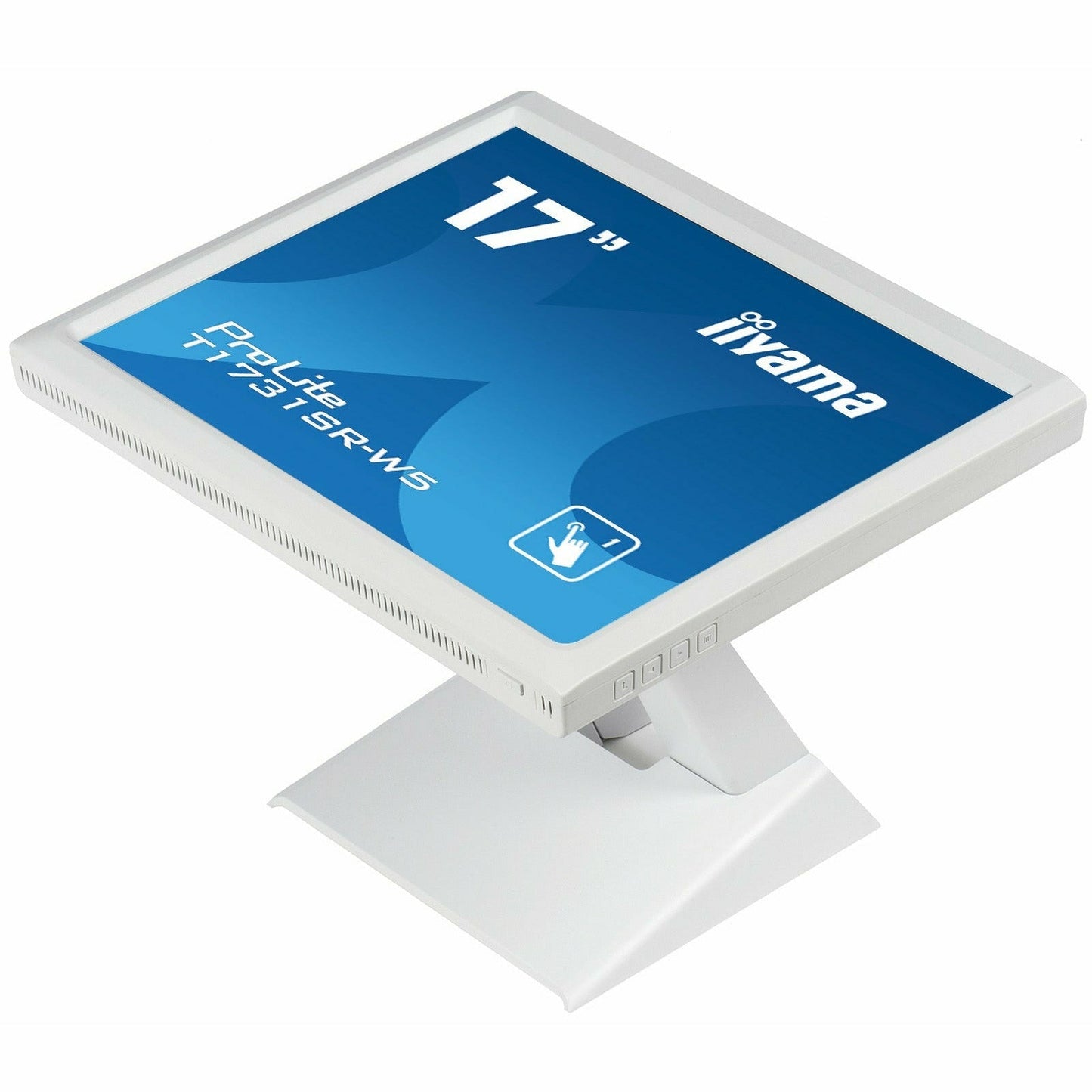 Light Gray iiyama ProLite T1731SR-W5 17" Touch Screen White Display