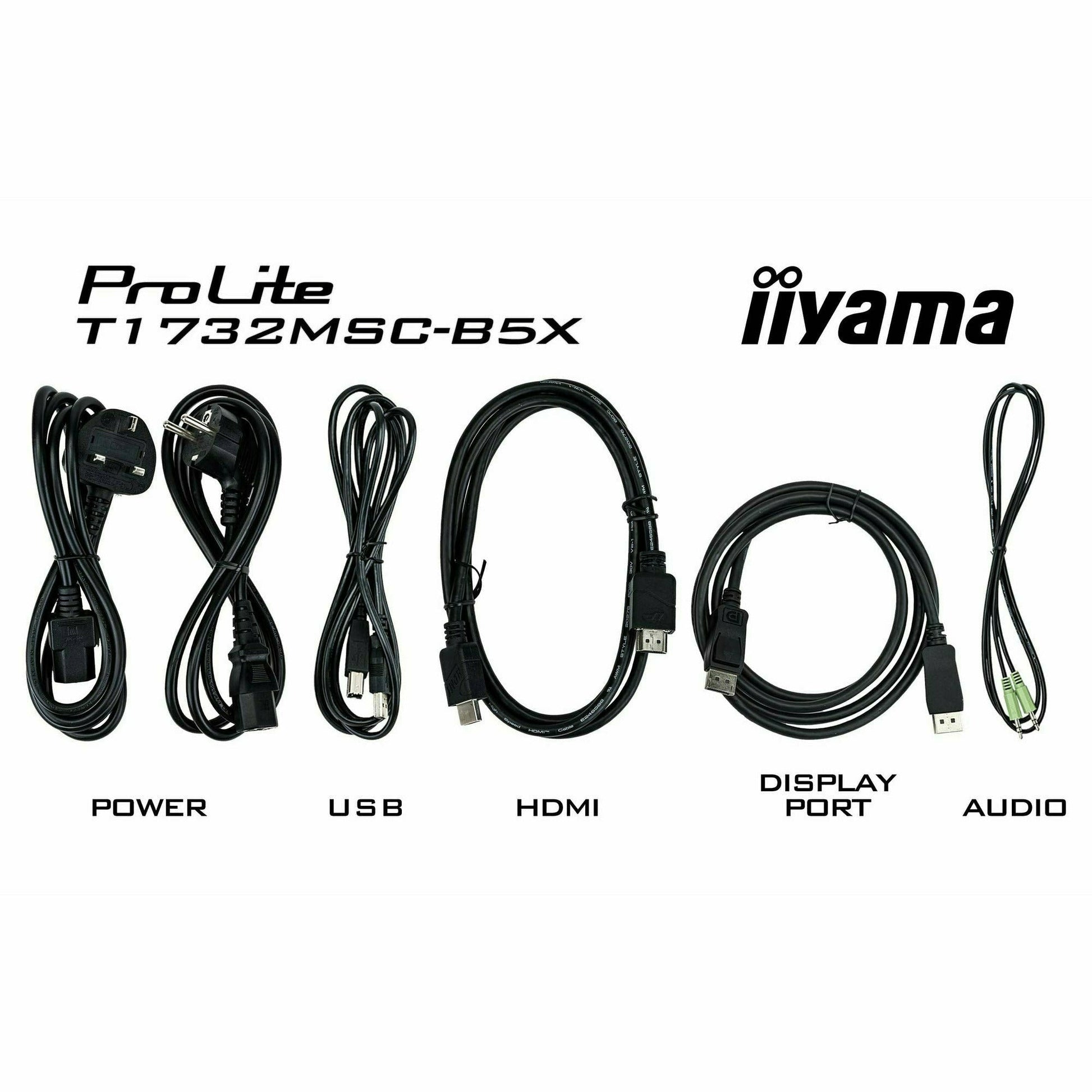 White Smoke iiyama ProLite T1732MSC-B5X 17" Professional Capacitive Touch Screen Display