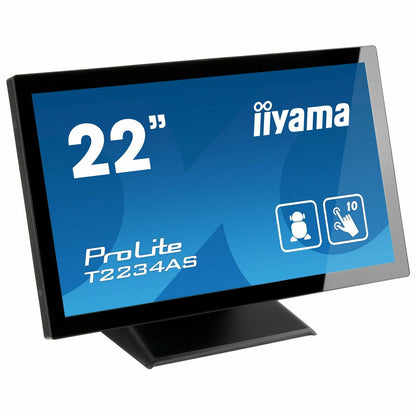 Dark Cyan iiyama ProLite T2234AS-B1 22" Capacitive Touch Screen IPS Display