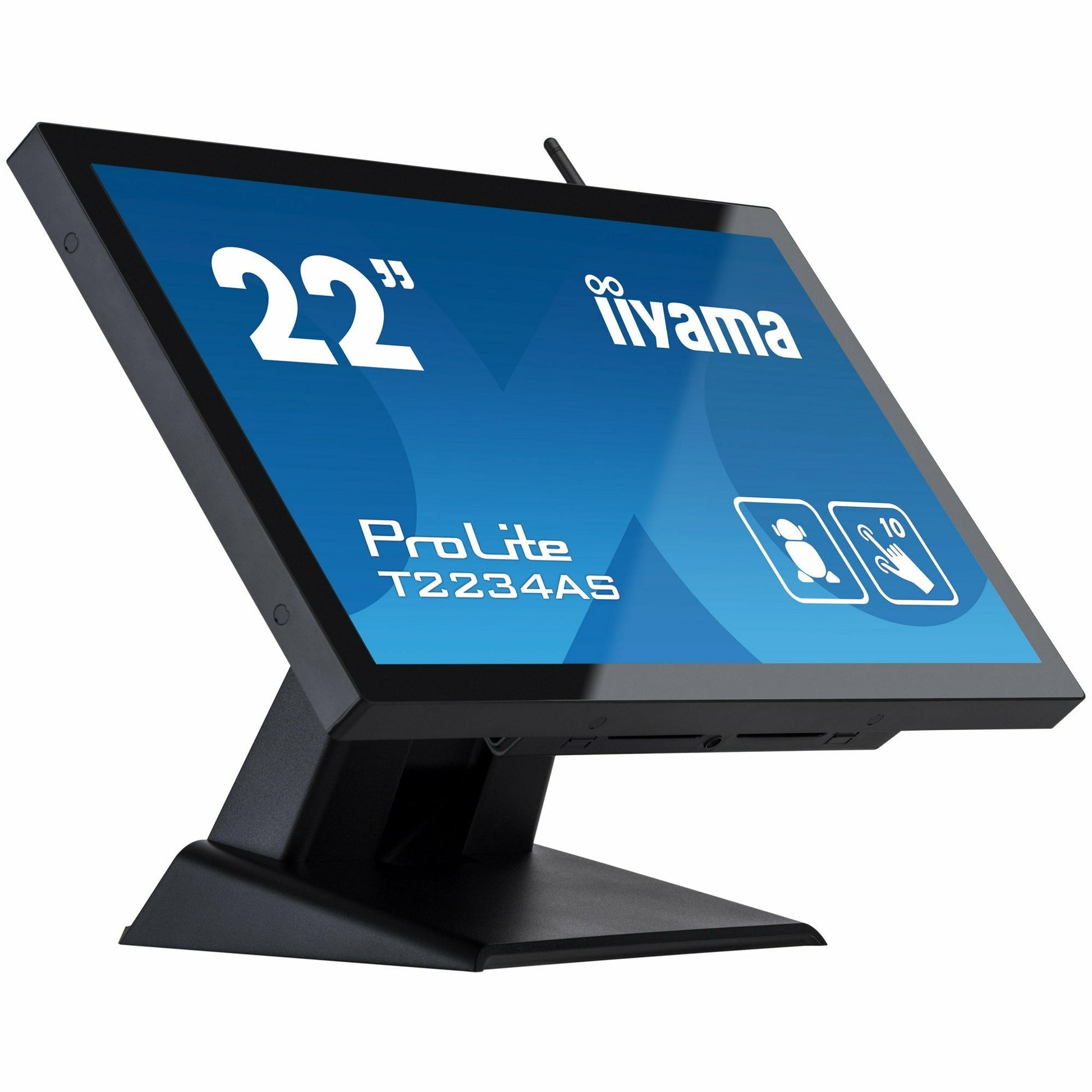 Dark Slate Blue iiyama ProLite T2234AS-B1 22" Capacitive Touch Screen IPS Display