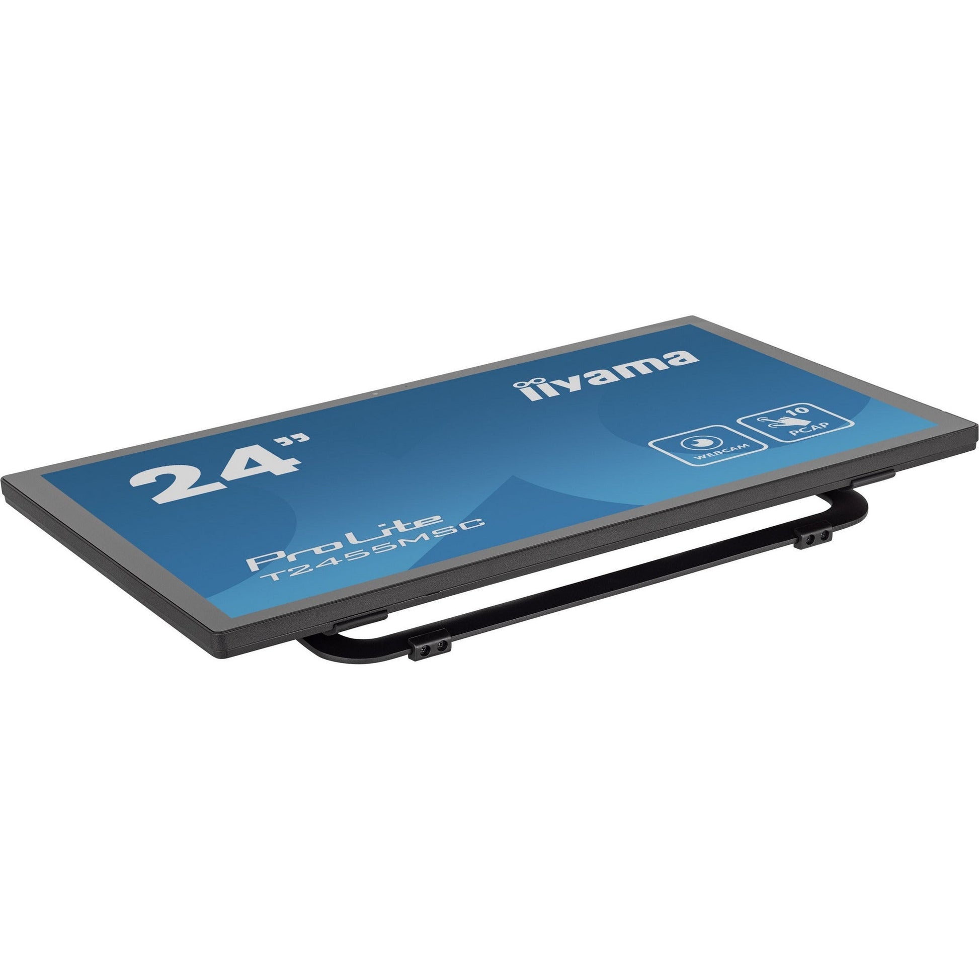 Steel Blue Iiyama ProLite T2455MSC-B1 24" Edge-to-Edge PCAP Touchscreen with Integrated Webcam