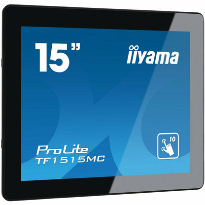 Steel Blue iiyama ProLite TF1515MC-B2 15" Capacitive Touch Screen Display