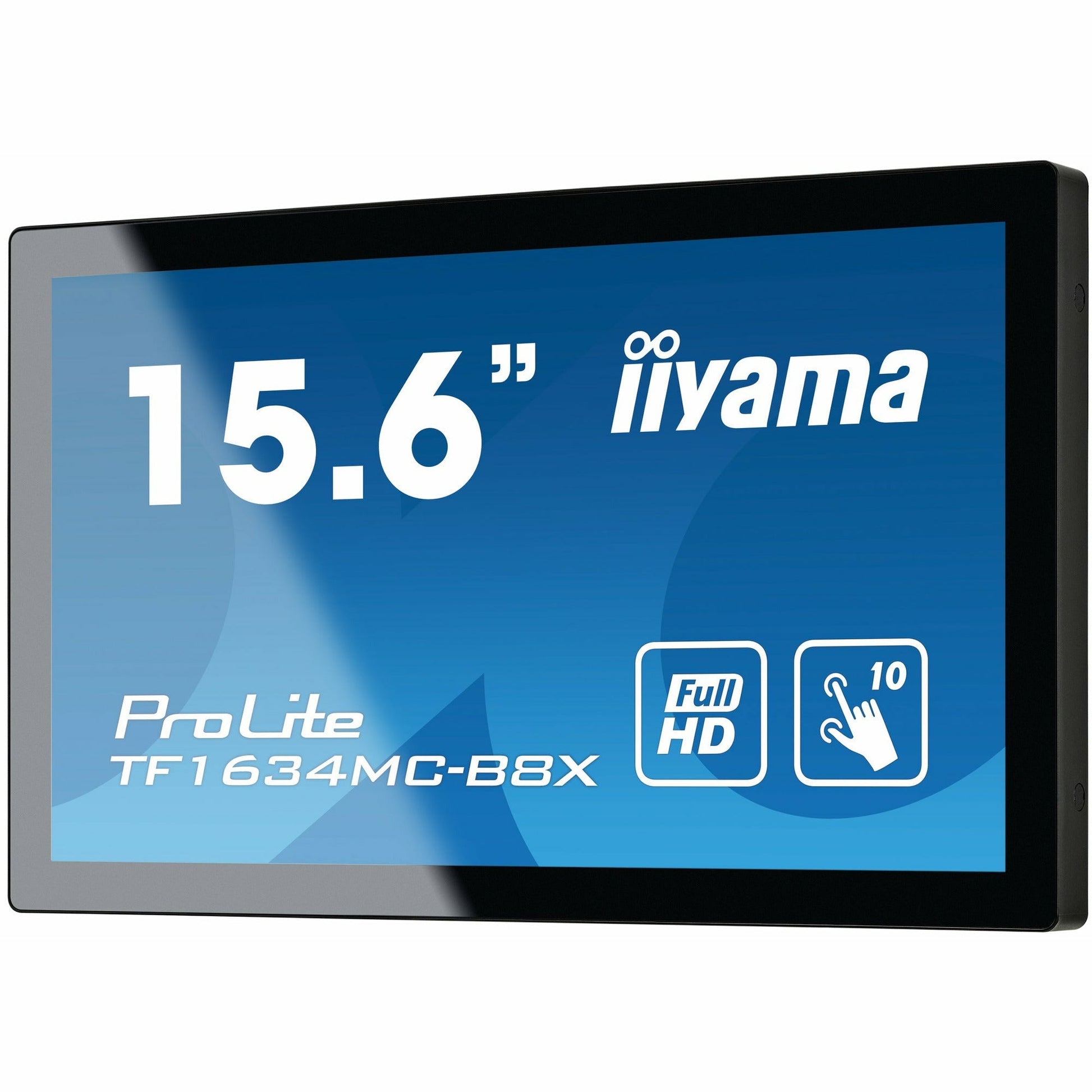 Steel Blue iiyama ProLite TF1634MC-B8X 15.6" Capacitive Touch Screen Display