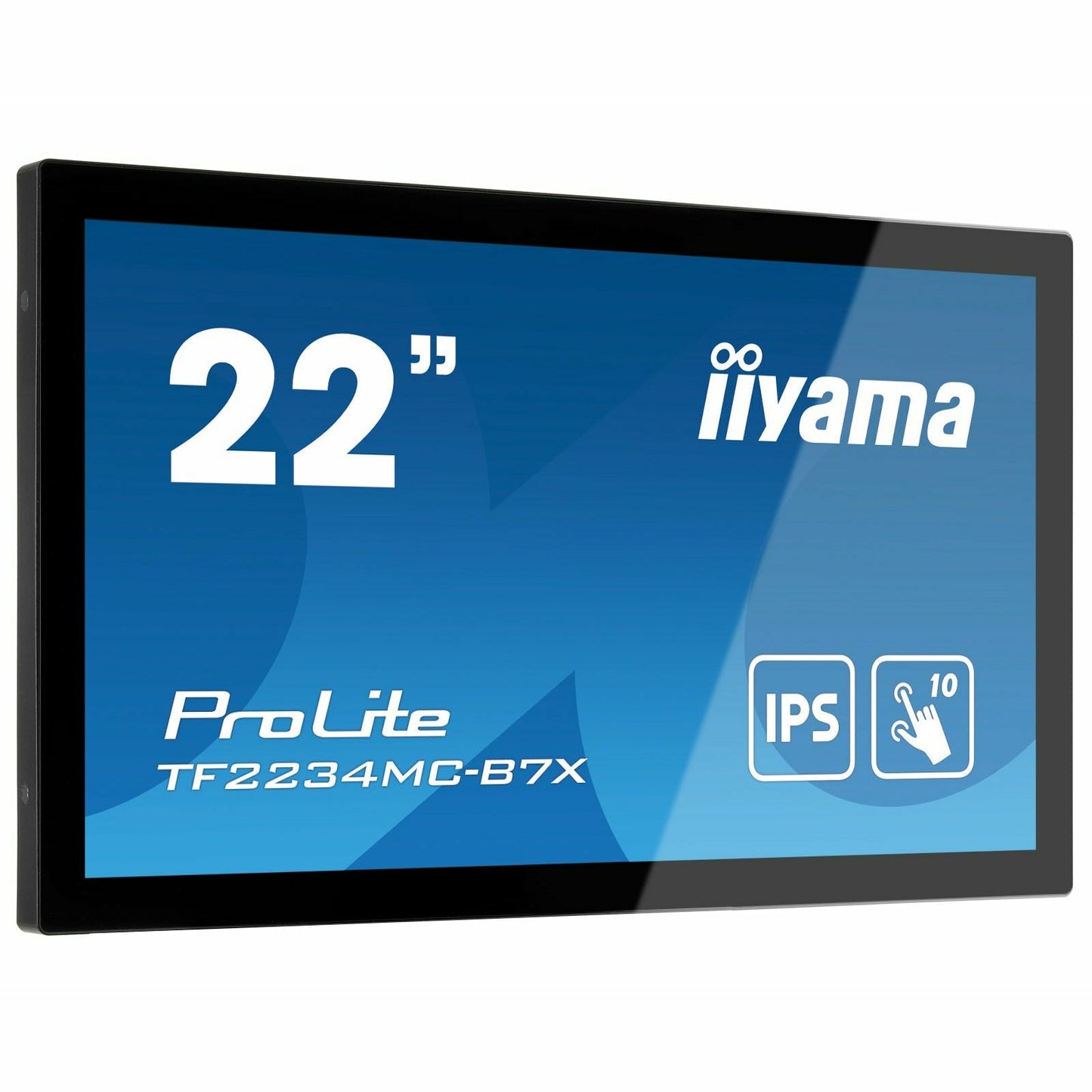 Steel Blue iiyama ProLite TF2234MC-B7AGB 22" Capacitive Touch Screen IPS Display