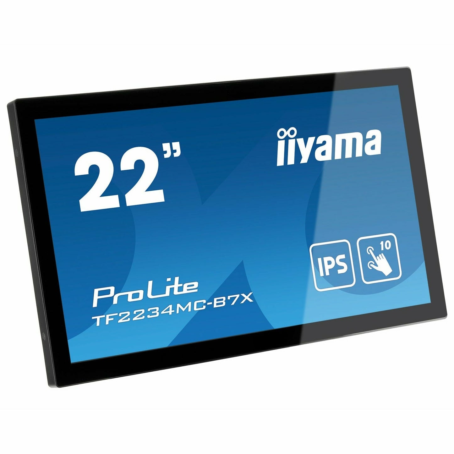Steel Blue iiyama ProLite TF2234MC-B7AGB 22" Capacitive Touch Screen IPS Display