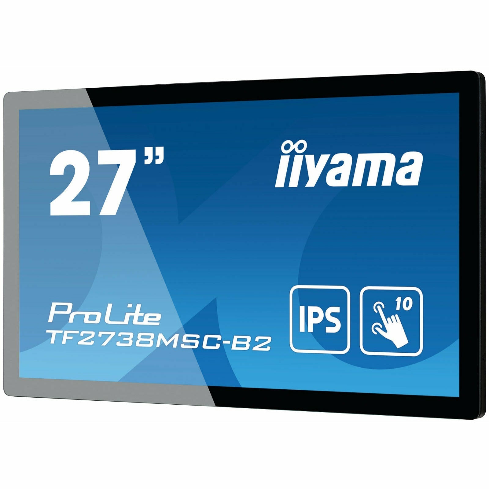 Steel Blue iiyama ProLite TF2738MSC-B2 27" Capacitive Touch Screen IPS Display