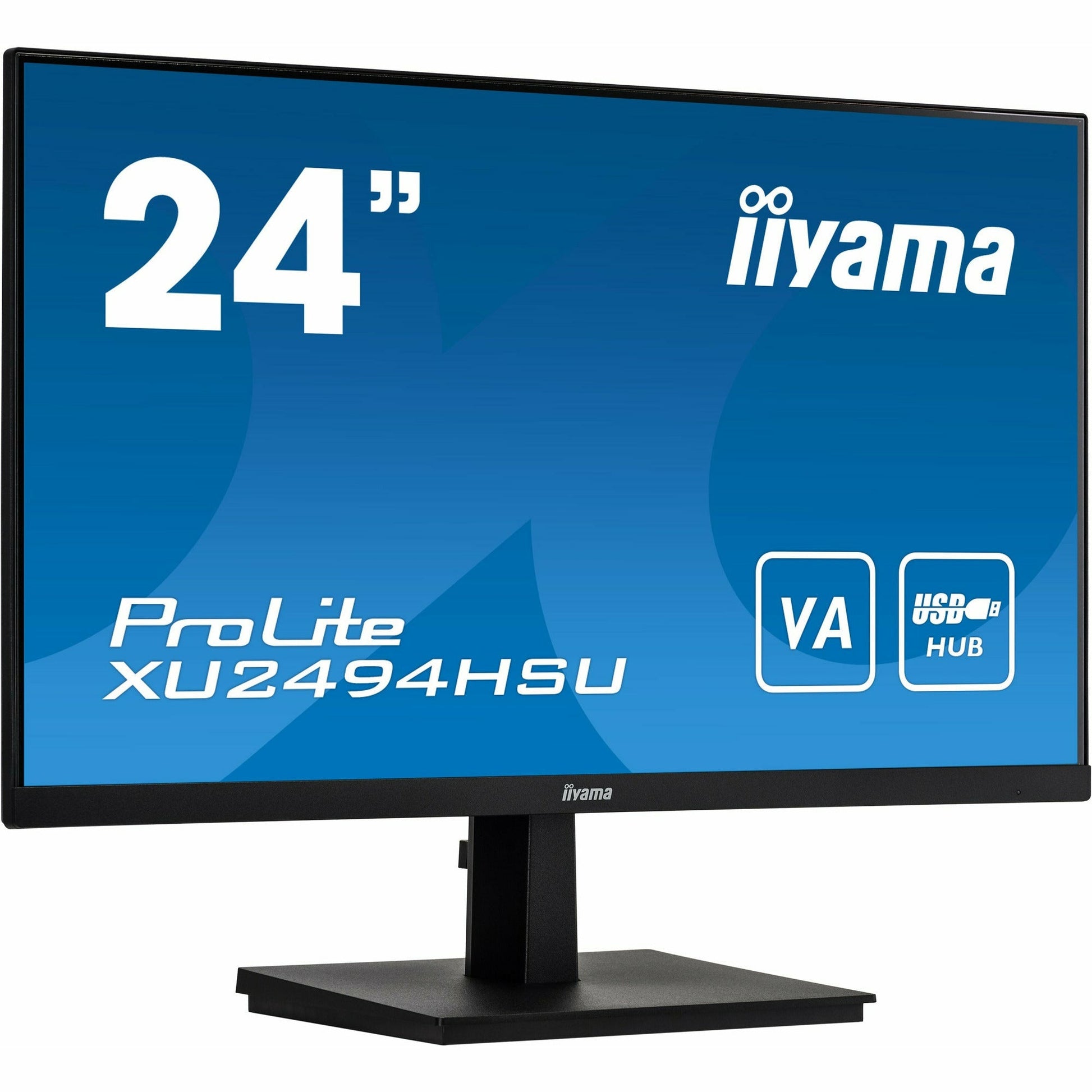 Dark Cyan iiyama ProLite XU2494HSU-B1 24" LCD Display