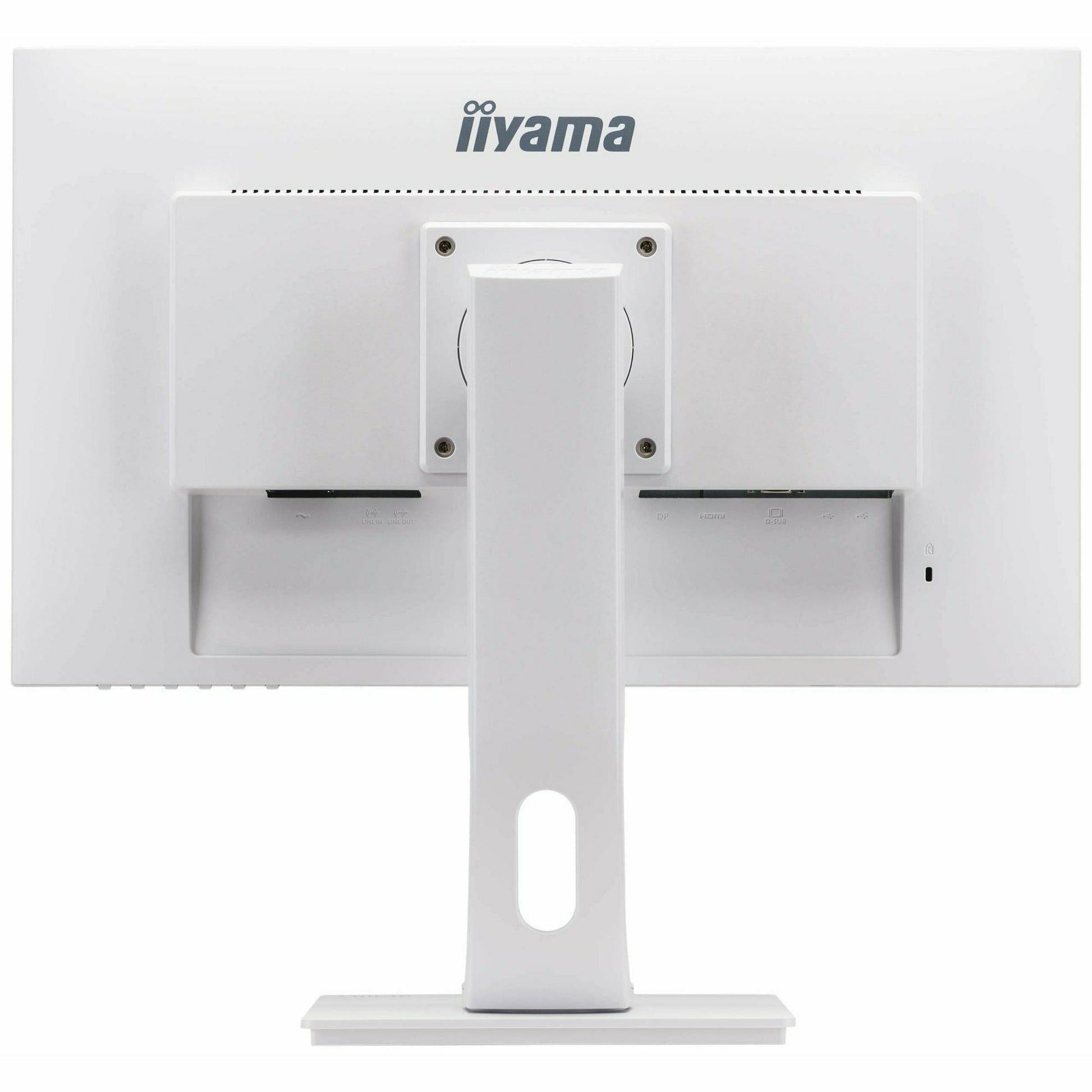 Light Gray iiyama ProLite XUB2492HSU-W1 24" IPS Desktop Panel in White