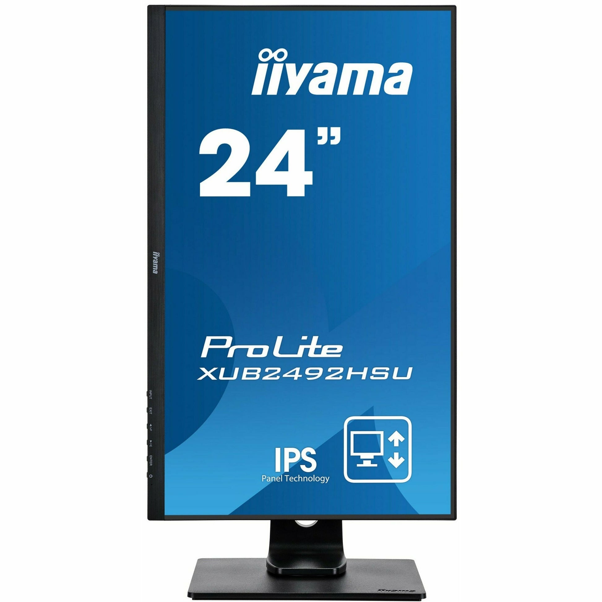 Dark Cyan iiyama ProLite XUB2492HSU-B1 24" IPS Desktop Panel in Black