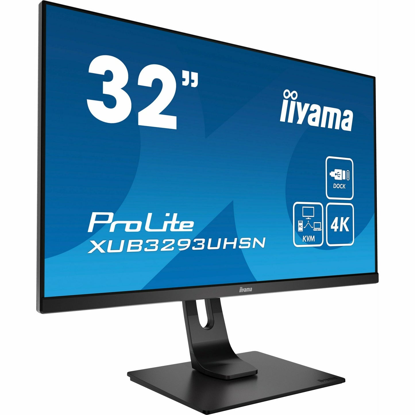 Dark Cyan iiyama ProLite XUB3293UHSN-B1 32" USB-C KVM IPS LED Monitor
