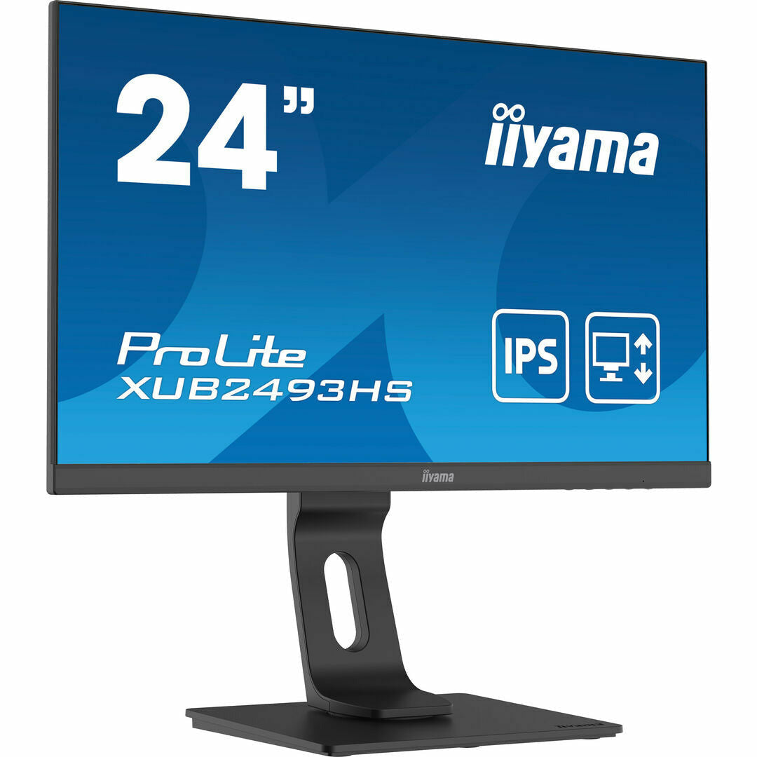 Dark Cyan iiyama ProLite XUB2493HS-B4 24" IPS LCD Monitor with Height Adjust Stand