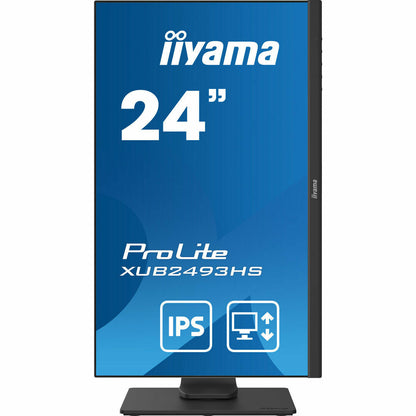 Dark Cyan iiyama ProLite XUB2493HS-B4 24" IPS LCD Monitor with Height Adjust Stand