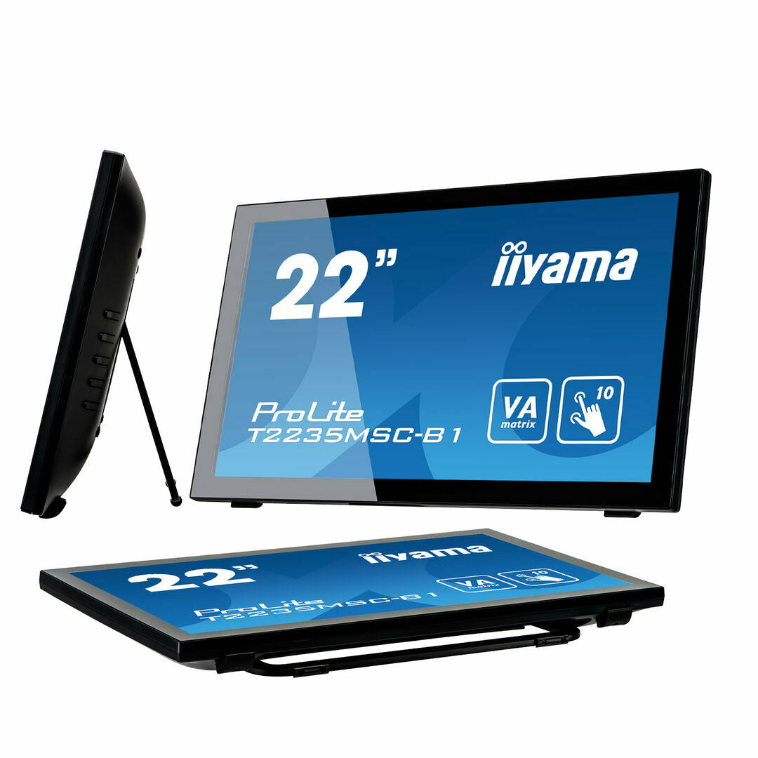 Steel Blue iiyama ProLite T2235MSC-B1 22" Touch Screen Display