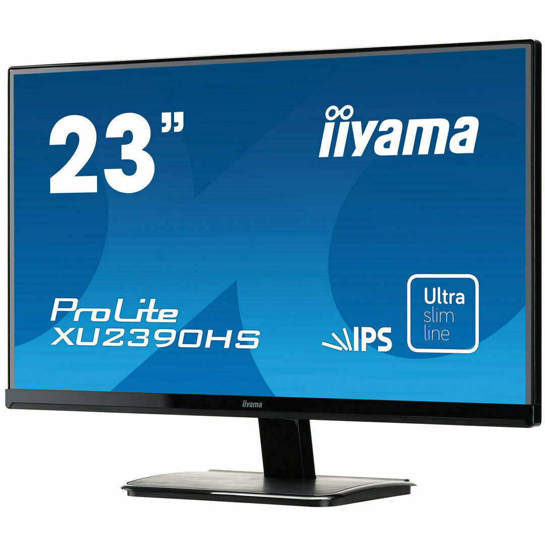 Dark Cyan iiyama ProLite XU2390HS-B1 23" IPS Display