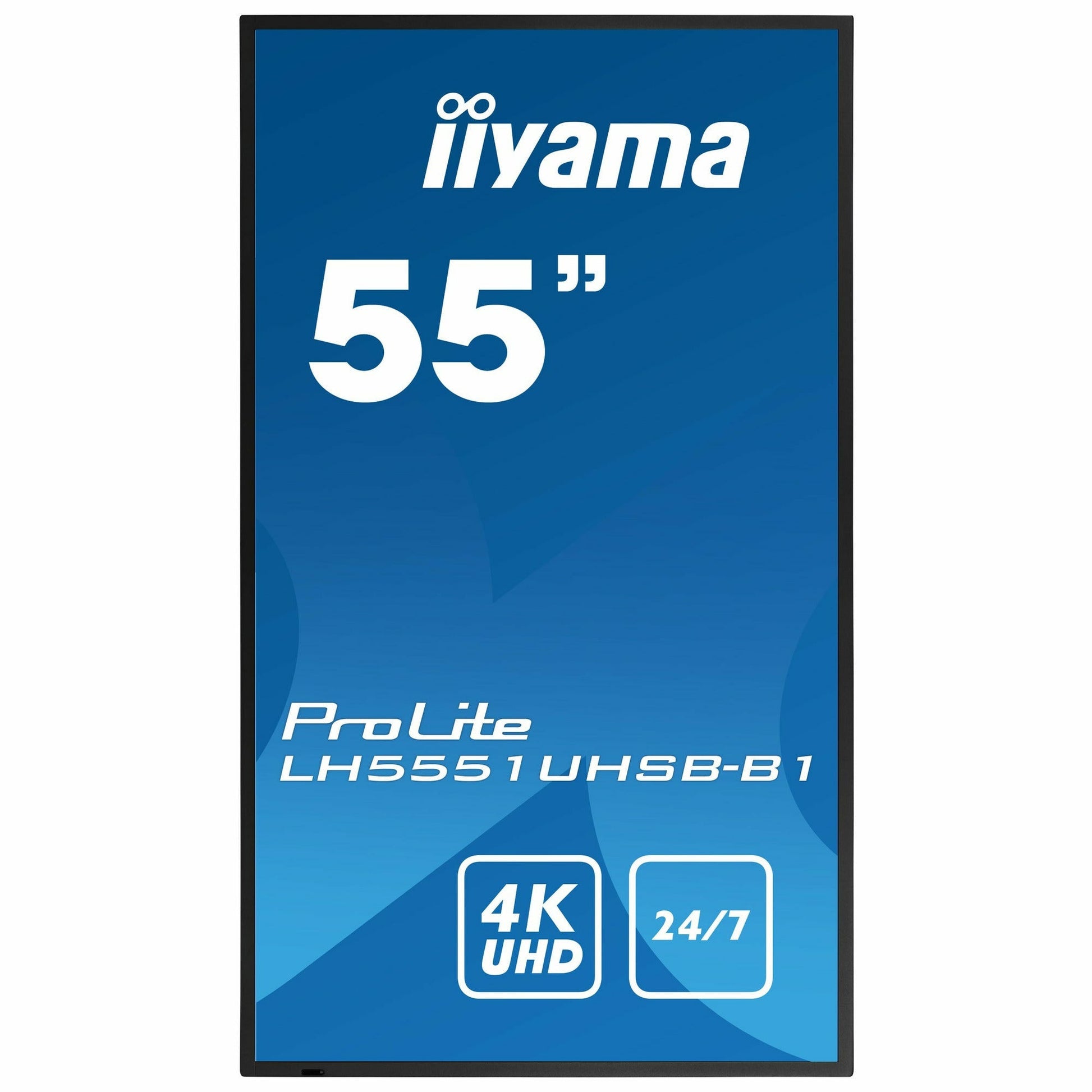 Iiyama ProLite LH5551UHSB-B1 55" IPS 4K UHD Professional 24/7 Digital Signage Display with Intel SDM Slot