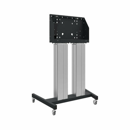 Dark Gray iiyama XL Floor Cart with Electronic Lift and Wheels for up to 98" LFD or LFD Touch