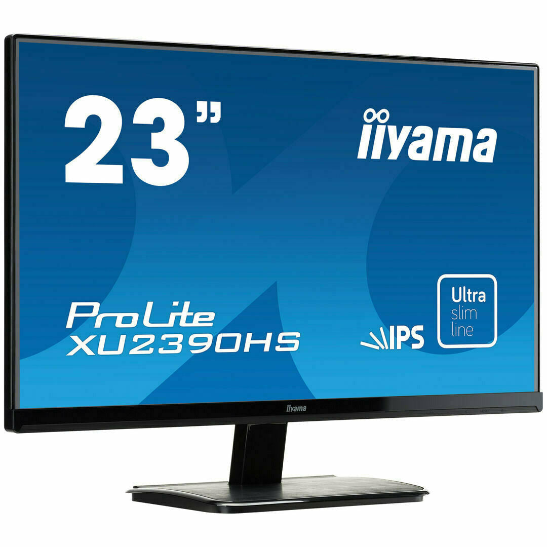 Dark Cyan iiyama ProLite XU2390HS-B1 23" IPS Display