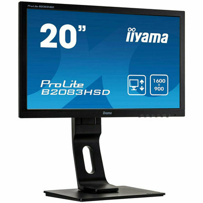 Dark Cyan iiyama ProLite B2083HSD-B1 20" LED-backlit Monitor